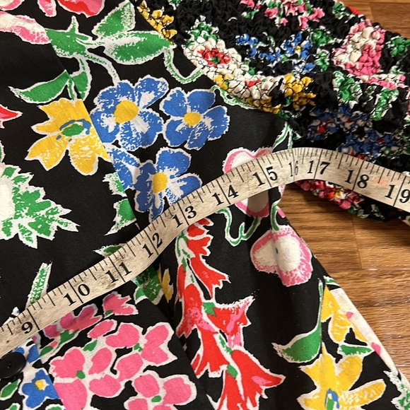 Rare Talbots Vintage Union Labeled Floral Two Piece Skirt Set SZ 4 - Picture 9 of 12